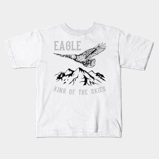 Eagle - King Of The Skies Kids T-Shirt